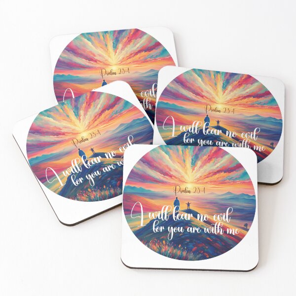 Item preview, I Will Fear No Evil Psalms 23 designed and sold by BlessedHandsDesigns.