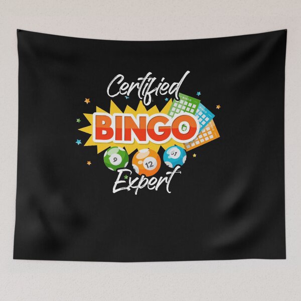 Item preview, Certified Bingo Expert Funny Gambling Player designed and sold by Dressed For  Duty.