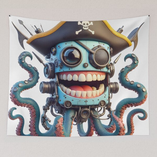 Item preview, Cyber Kraken : The Pirate of the Deep designed and sold by Susacha.