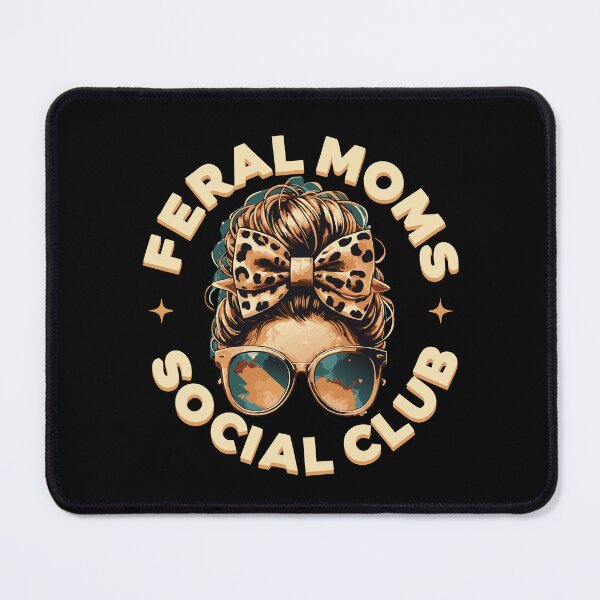 Item preview, Messy Bun Feral Mom Life Feral Mom's Club designed and sold by Colorfulman.