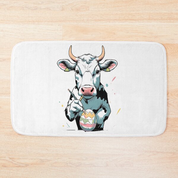 Item preview, Cute Easter Cow Painting Easter Eggs designed and sold by DomTeesHaven.
