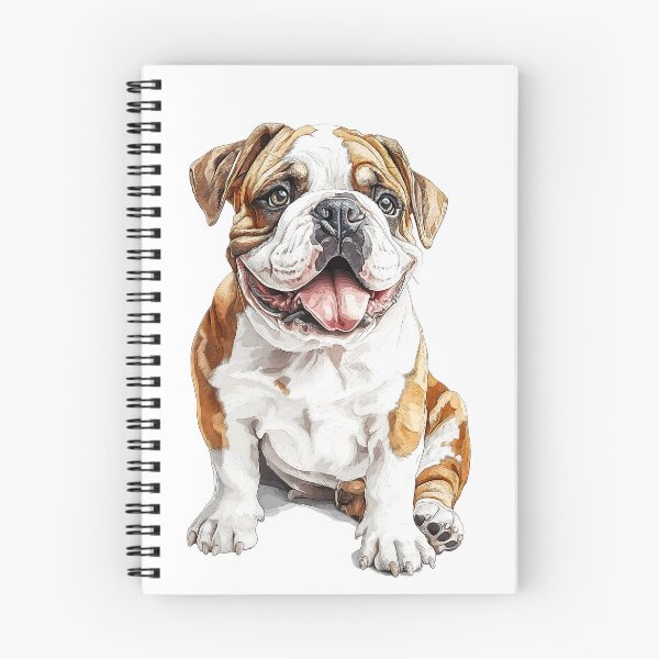 Item preview, Adorable English Bulldog - Realistic Dog Art 4 designed and sold by SteadyRolling.
