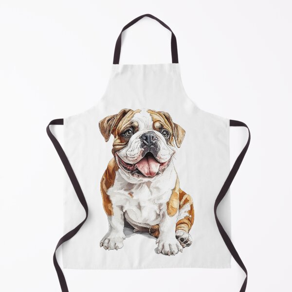 Item preview, Adorable English Bulldog - Realistic Dog Art 4 designed and sold by SteadyRolling.