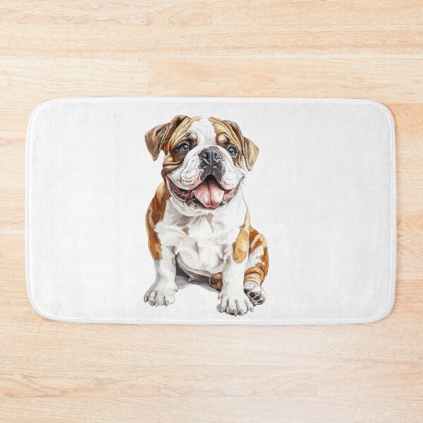 Item preview, Adorable English Bulldog - Realistic Dog Art 4 designed and sold by SteadyRolling.
