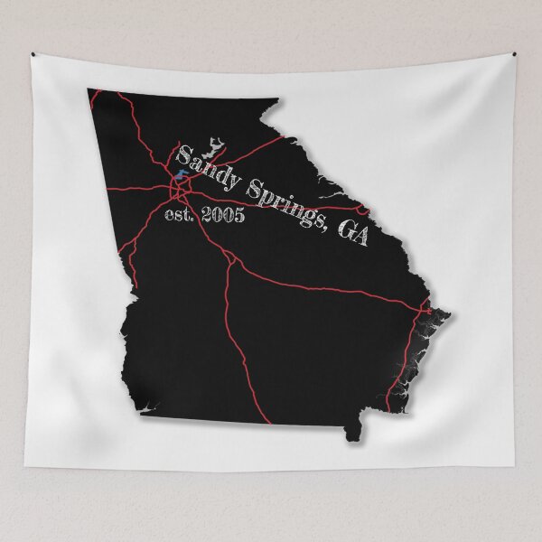 Item preview, Sandy Springs, GA designed and sold by PhilbonianDezin.