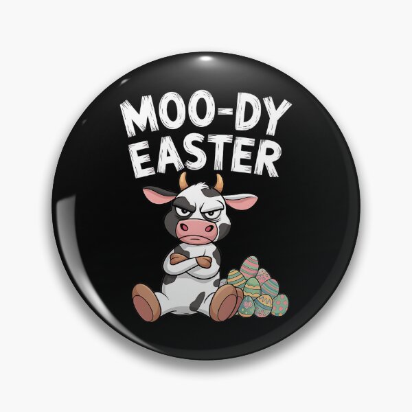 Item preview, Moody Easter Funny Easter Cow designed and sold by DomTeesHaven.
