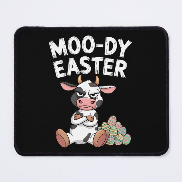 Item preview, Moody Easter Funny Easter Cow designed and sold by DomTeesHaven.
