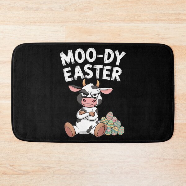 Item preview, Moody Easter Funny Easter Cow designed and sold by DomTeesHaven.