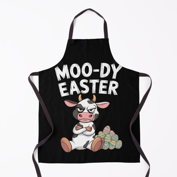 Item preview, Moody Easter Funny Easter Cow designed and sold by DomTeesHaven.