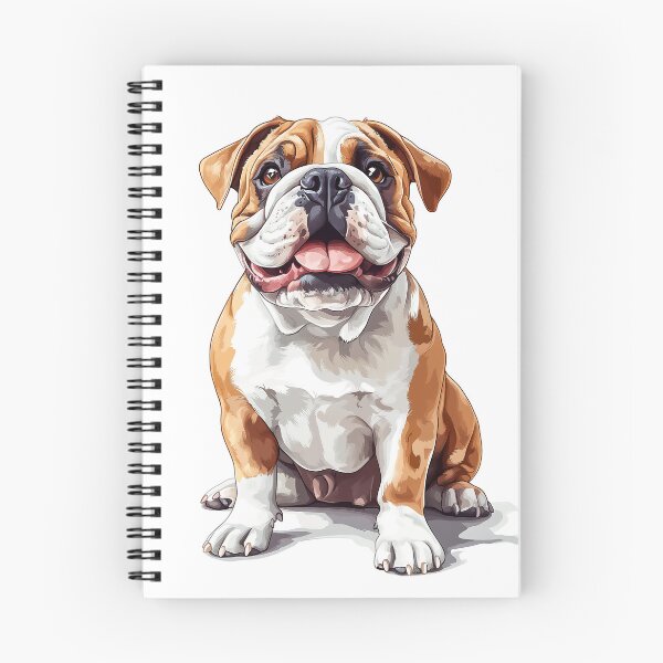 Item preview, Adorable English Bulldog - Realistic Dog Art 5 designed and sold by SteadyRolling.