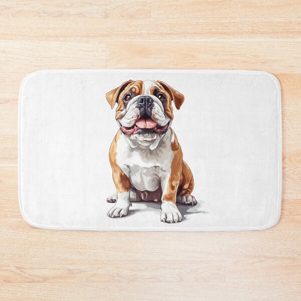 Item preview, Adorable English Bulldog - Realistic Dog Art 5 designed and sold by SteadyRolling.