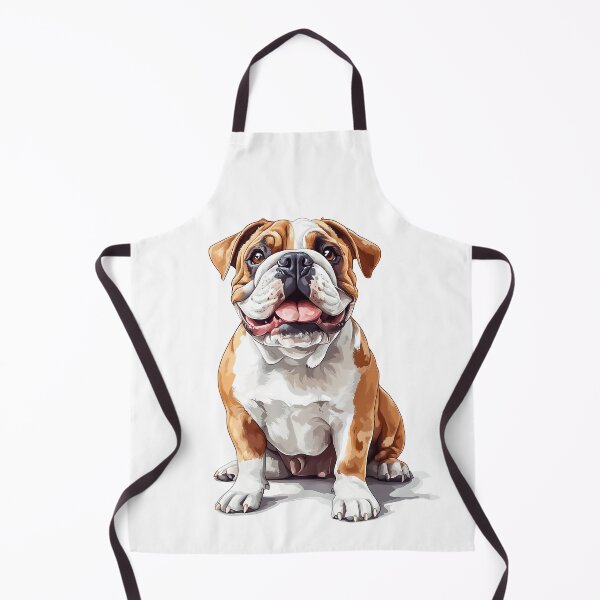 Item preview, Adorable English Bulldog - Realistic Dog Art 5 designed and sold by SteadyRolling.