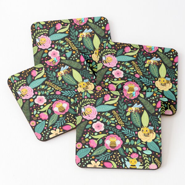 Item preview, Flowers and Bees designed and sold by tomorrowsart.