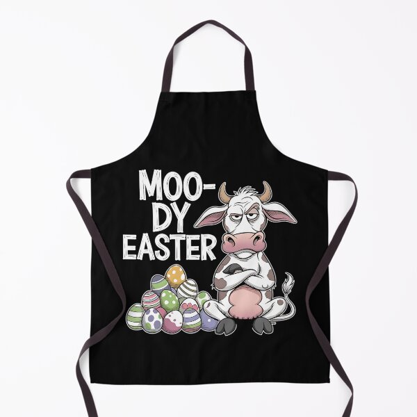 Item preview, Moo-dy Easter Funny Easter Cow designed and sold by DomTeesHaven.