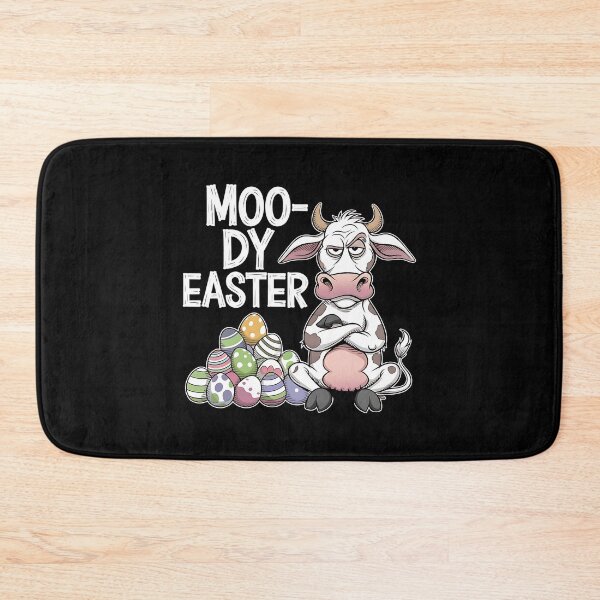 Item preview, Moo-dy Easter Funny Easter Cow designed and sold by DomTeesHaven.