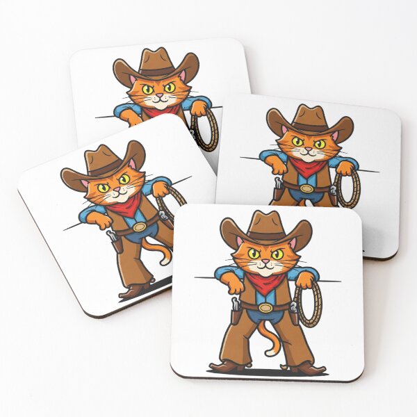 Item preview, Cowboy Cat designed and sold by Tw1nsAIArt.