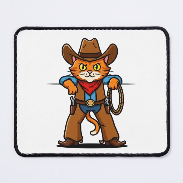Item preview, Cowboy Cat designed and sold by Tw1nsAIArt.