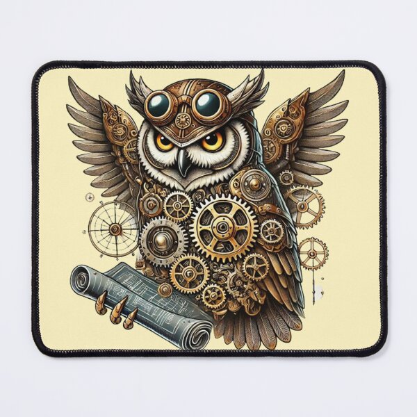 Item preview, Steampunk Owl Engineer designed and sold by Random 00.