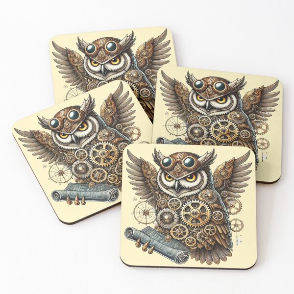 Item preview, Steampunk Owl Engineer designed and sold by Random 00.