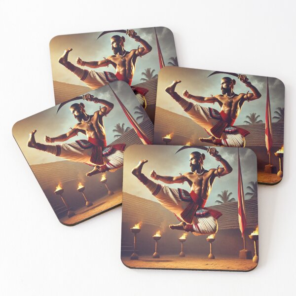 Item preview, The Warrior’s Leap – Kalaripayattu in Action designed and sold by NirambyVishnu.