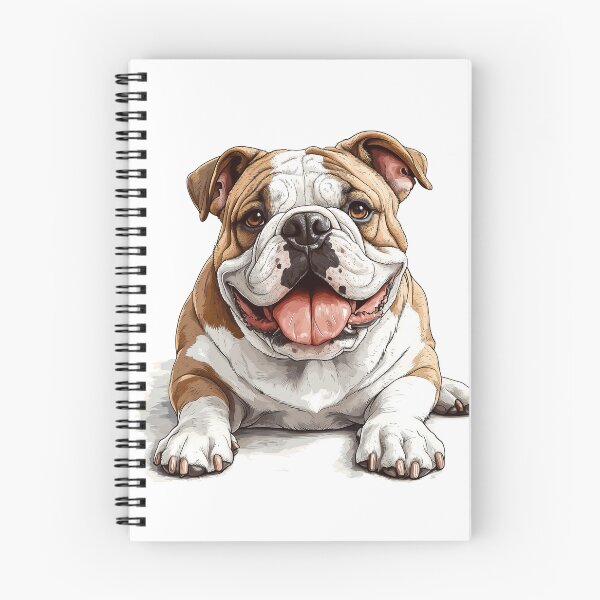 Item preview, Adorable English Bulldog - Realistic Dog Art 7 designed and sold by SteadyRolling.