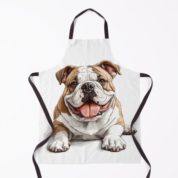 Item preview, Adorable English Bulldog - Realistic Dog Art 7 designed and sold by SteadyRolling.