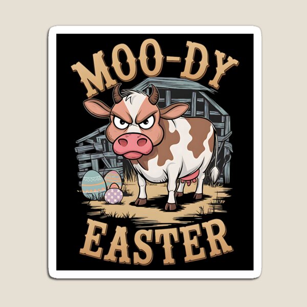 Item preview, Moo-dy Easter Easter Cow designed and sold by DomTeesHaven.