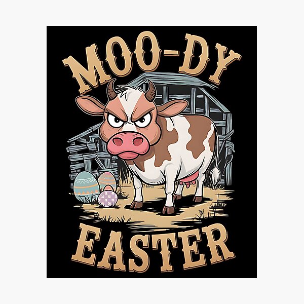 Item preview, Moo-dy Easter Easter Cow designed and sold by DomTeesHaven.