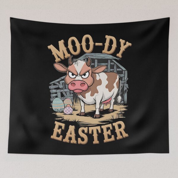 Item preview, Moo-dy Easter Easter Cow designed and sold by DomTeesHaven.