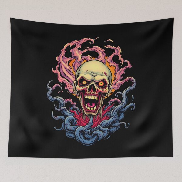 Item preview, Undead horror Tattoo Zombie Graphic design illustration designed and sold by Vintage Designs +.