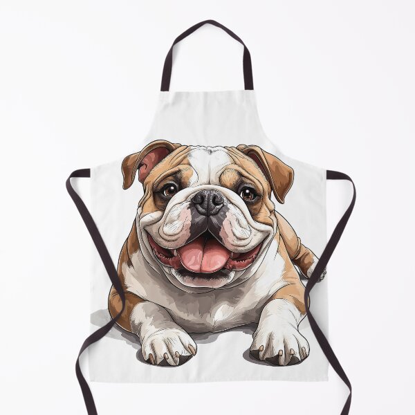 Item preview, Adorable English Bulldog - Realistic Dog Art 9 designed and sold by SteadyRolling.