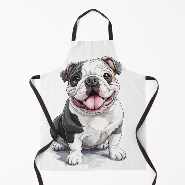 Item preview, Adorable English Bulldog - Realistic Dog Art 10 designed and sold by SteadyRolling.
