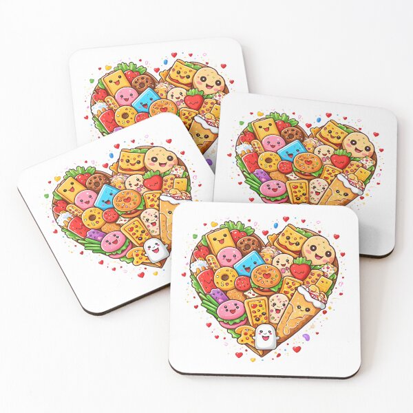 Item preview, Kawaii Foodie Lovers designed and sold by RedHearts76.