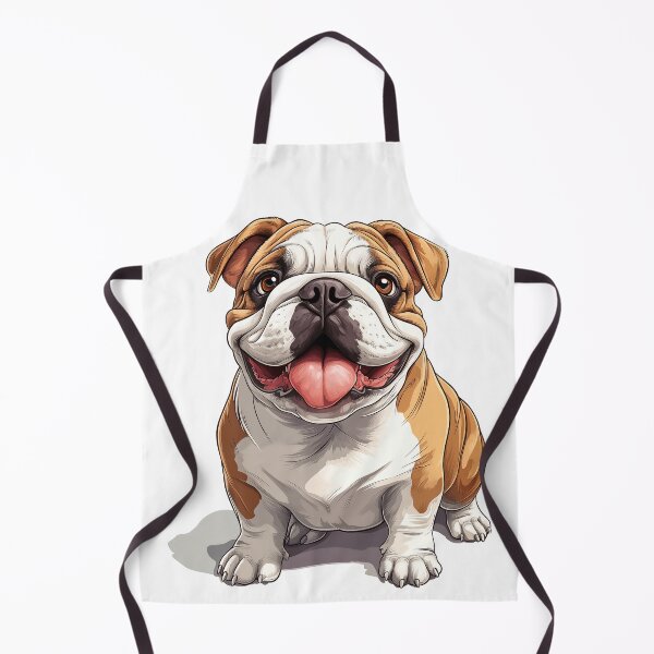 Item preview, Adorable English Bulldog - Realistic Dog Art 12 designed and sold by SteadyRolling.