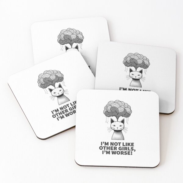Item preview, I'M NOT LIKE OTHER GIRLS, I'M WORSE - FUNNY GIRLY MEME designed and sold by Kodexstore.