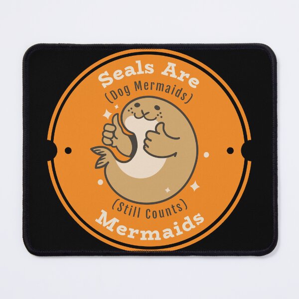 Item preview, Seals Are Dog Mermaids designed and sold by Lilmoo31.