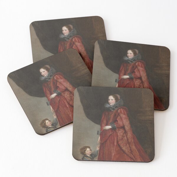 Item preview, A Genoese Lady with Her Child, c. 1623–25. Anthony van Dyck (Flemish, 1599–1641) designed and sold by Vintage Designs +.