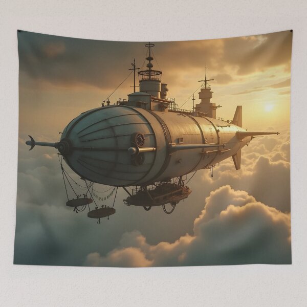 Item preview, Victorian Steampunk Airship designed and sold by vividcrucibledesigns.