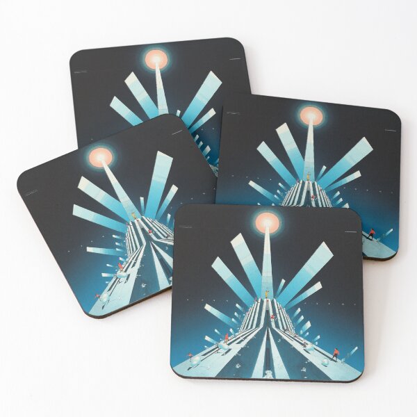 Item preview, Cool Blue Palette Prog Rock Art - Geometric 70s Album Design designed and sold by Rockuanna.