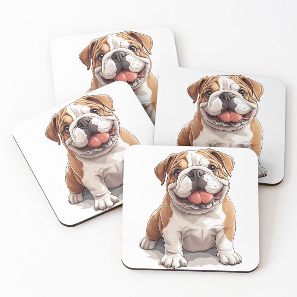 Item preview, Adorable English Bulldog - Realistic Dog Art 13 designed and sold by SteadyRolling.