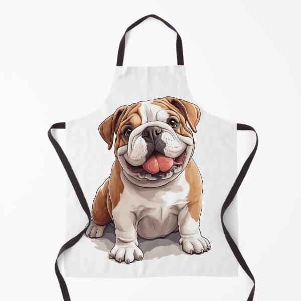 Item preview, Adorable English Bulldog - Realistic Dog Art 13 designed and sold by SteadyRolling.