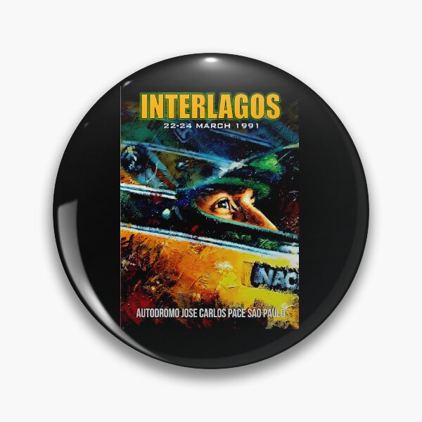 Item preview, Blast from the past art Grand Prix Interlagos Brasil 1991 designed and sold by Helios Be. Lavsh.