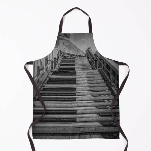 Item preview, Musical Stairs at Fisherman's Wharf BW designed and sold by jrtwynam.