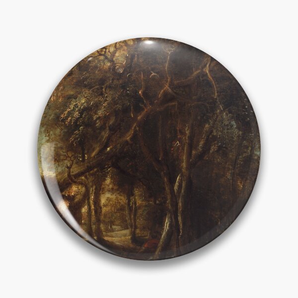 Item preview, A Forest at Dawn with a Deer Hunt by Joshua Reynolds designed and sold by Vintage Designs +.