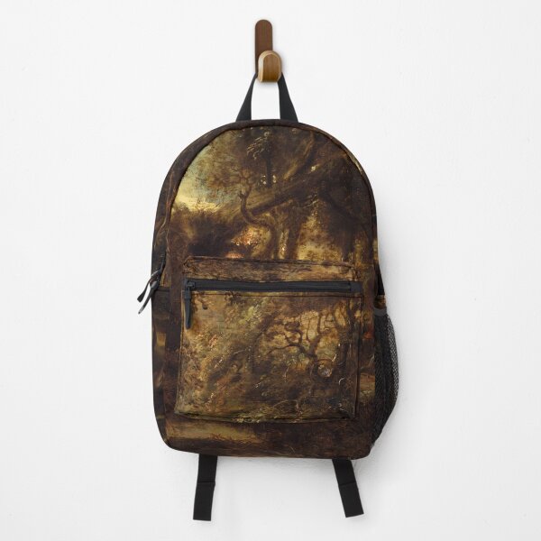 Item preview, A Forest at Dawn with a Deer Hunt by Joshua Reynolds designed and sold by Vintage Designs +.