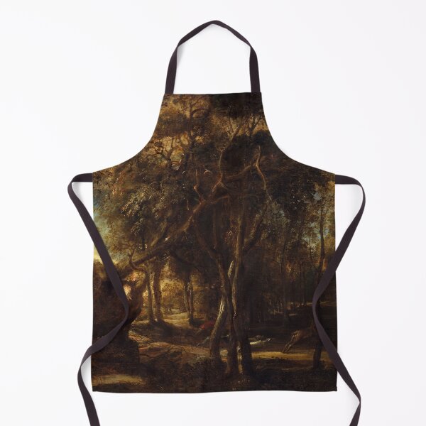 Item preview, A Forest at Dawn with a Deer Hunt by Joshua Reynolds designed and sold by Vintage Designs +.