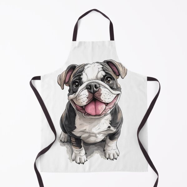 Item preview, Adorable English Bulldog - Realistic Dog Art 14 designed and sold by SteadyRolling.
