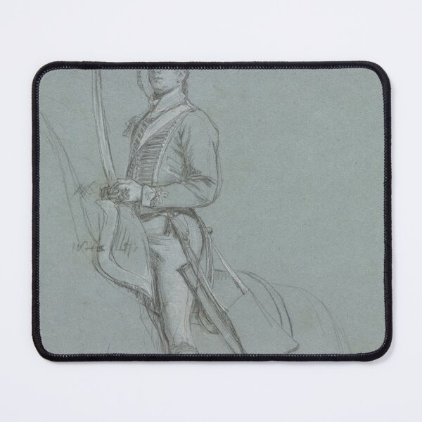 Item preview, A Hussar Officer on Horseback, 1812. John Singleton Copley (American, 1738–1815 designed and sold by Vintage Designs +.
