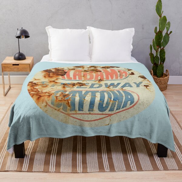 Item preview, Alabama Speedway Daytona Vintage Rusty Sign designed and sold by RedFirecracker.