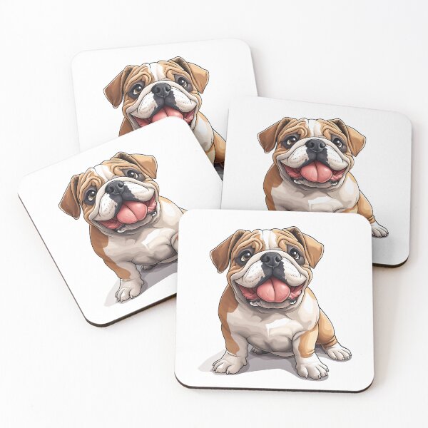 Item preview, Adorable English Bulldog - Realistic Dog Art 15 designed and sold by SteadyRolling.